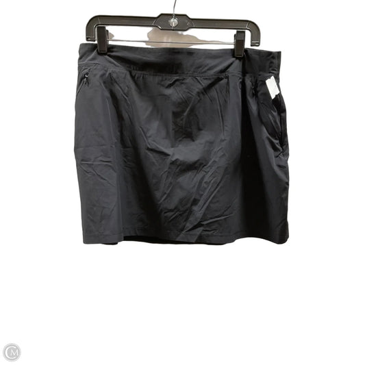 Athletic Skort By Calvin Klein In Black, Size: L