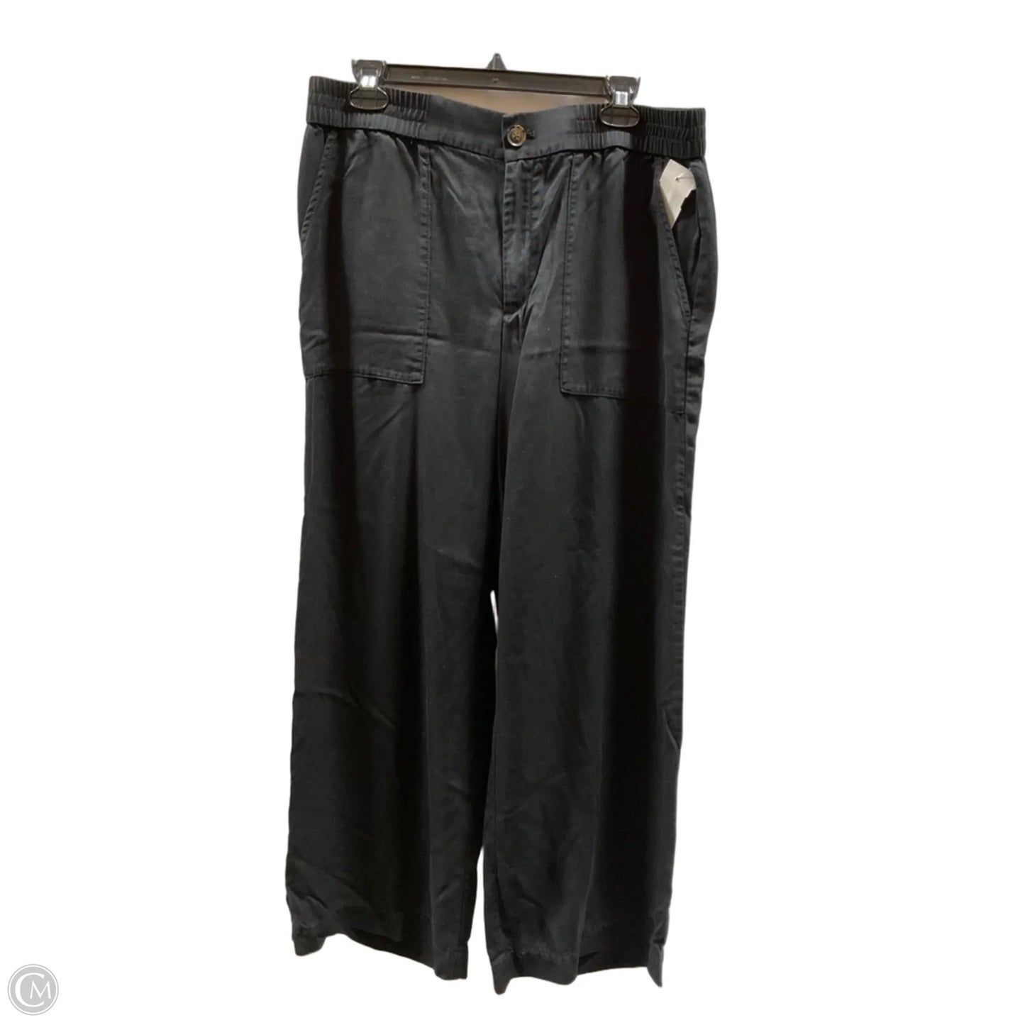 Pants Wide Leg By Loft In Black, Size: L