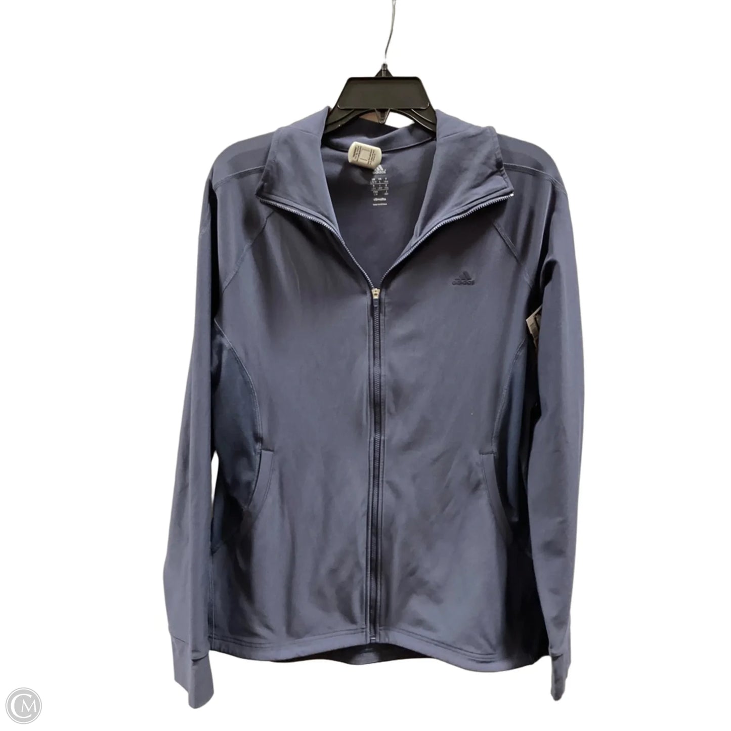 Athletic Jacket By Nike Apparel In Blue, Size: L