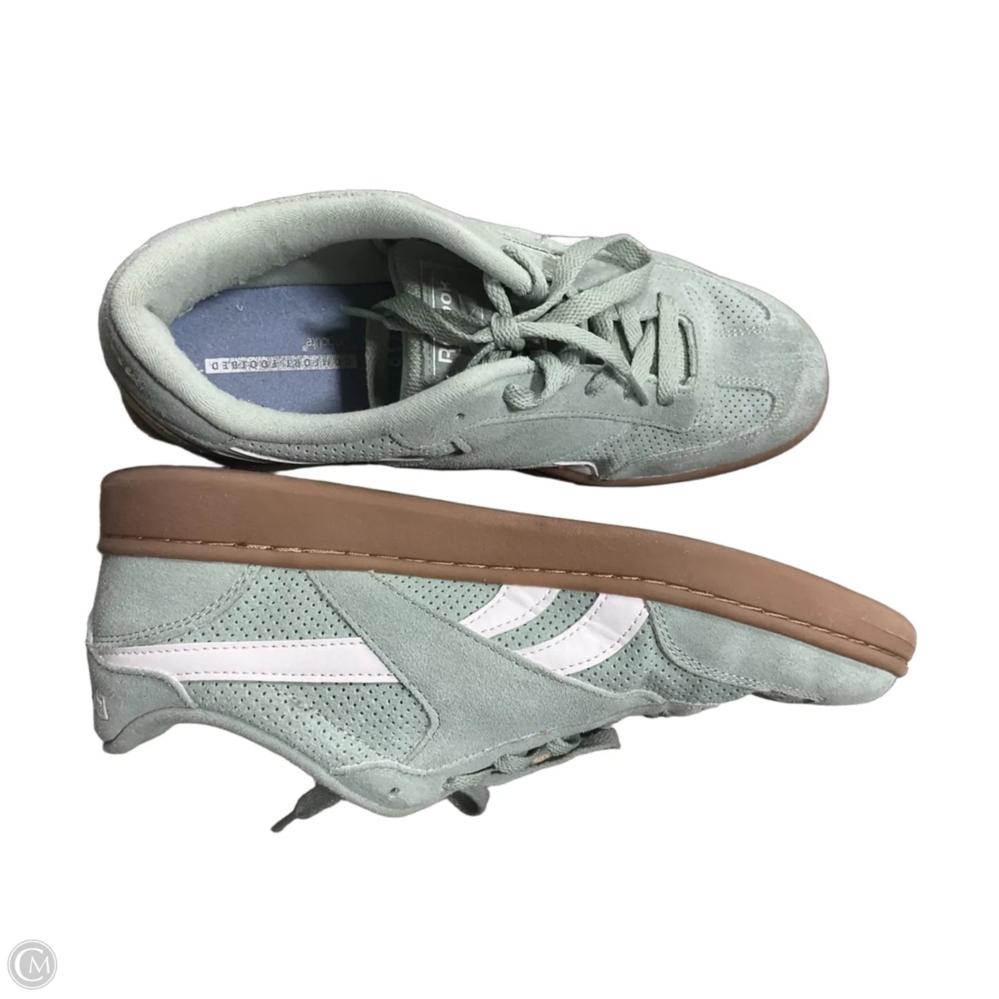 Shoes Athletic By Reebok In Green, Size: 9