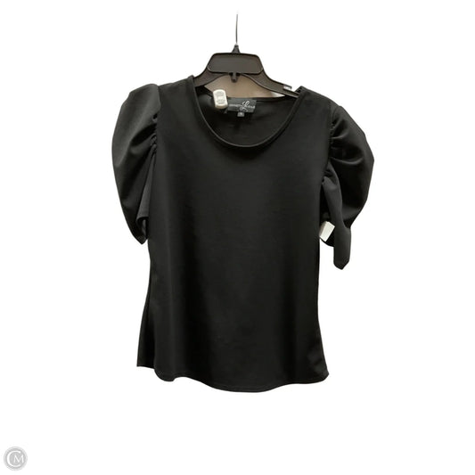 Top Short Sleeve Basic By Clothes Mentor In Black, Size: S