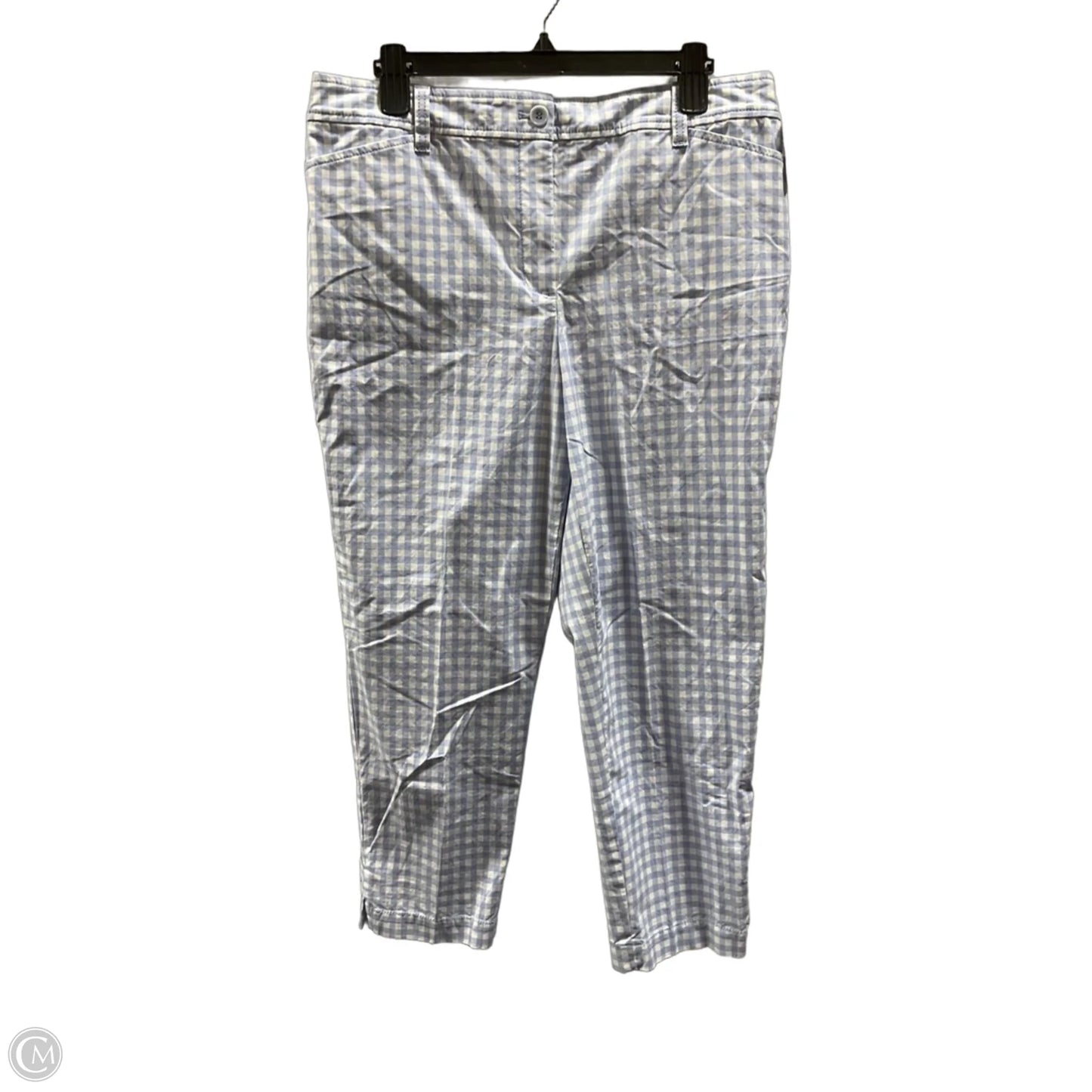 Capris By Talbots In Checkered Pattern, Size: 12