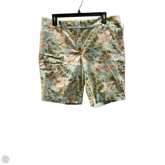 Shorts By Talbots In Floral Print, Size: 14p