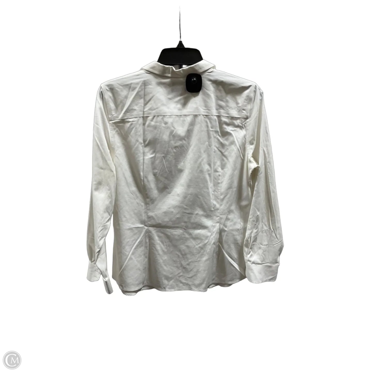 Blouse Long Sleeve By Talbots In White, Size: 12p
