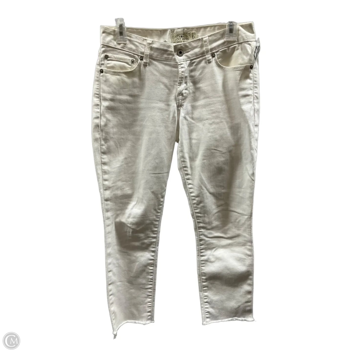 Jeans Cropped By Lucky Brand In Animal Print, Size: 2