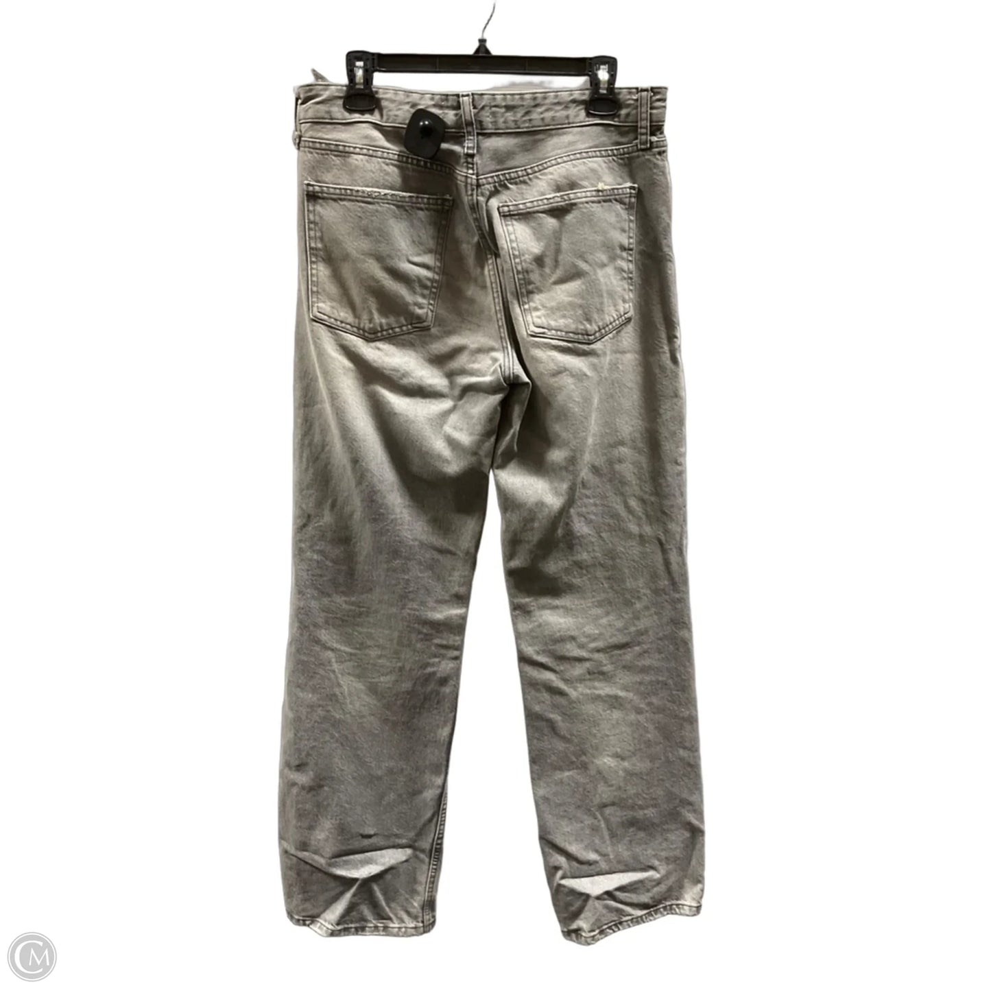 Jeans Straight By Zara In Grey, Size: 8