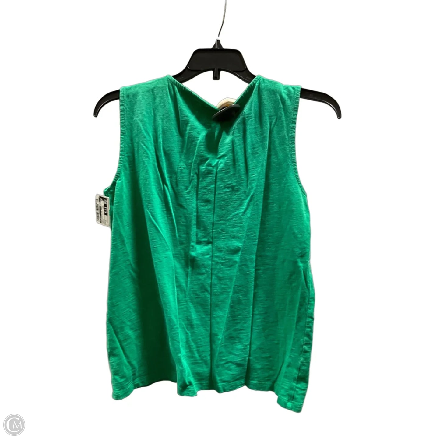 Top Sleeveless Basic By Talbots In Green, Size: S