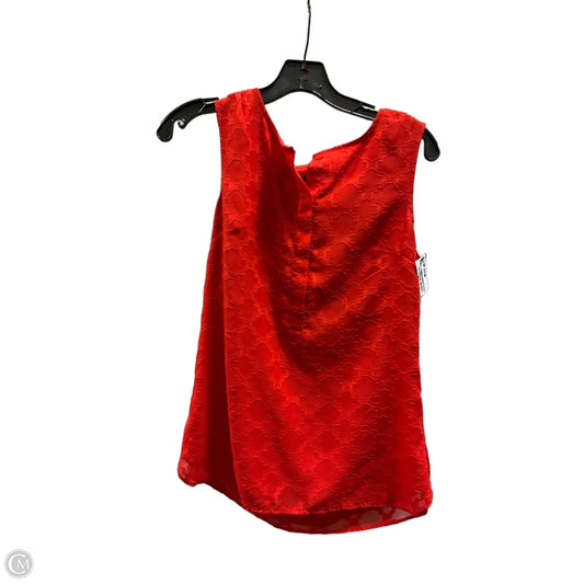 Top Sleeveless Basic By Talbots In Orange, Size: S