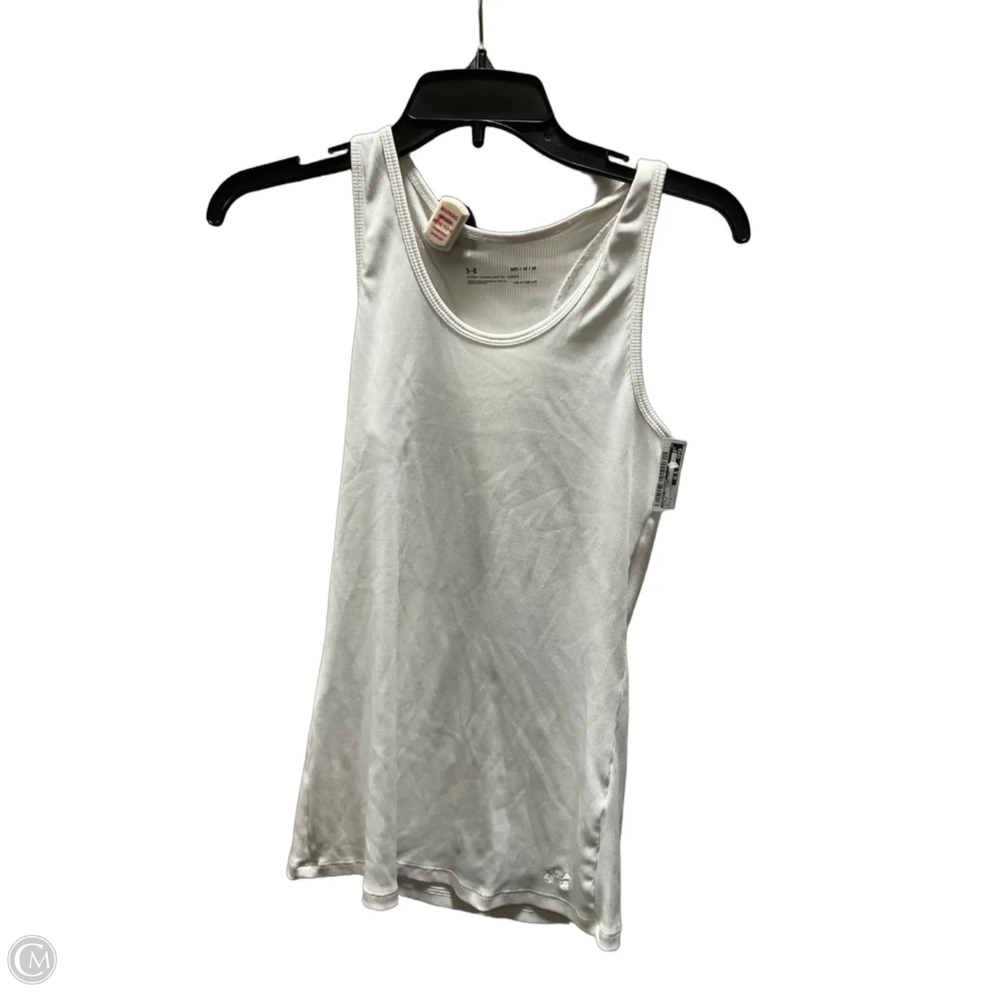 Athletic Tank Top By Under Armour In White, Size: M