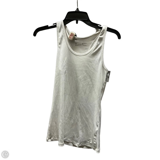Athletic Tank Top By Under Armour In White, Size: M