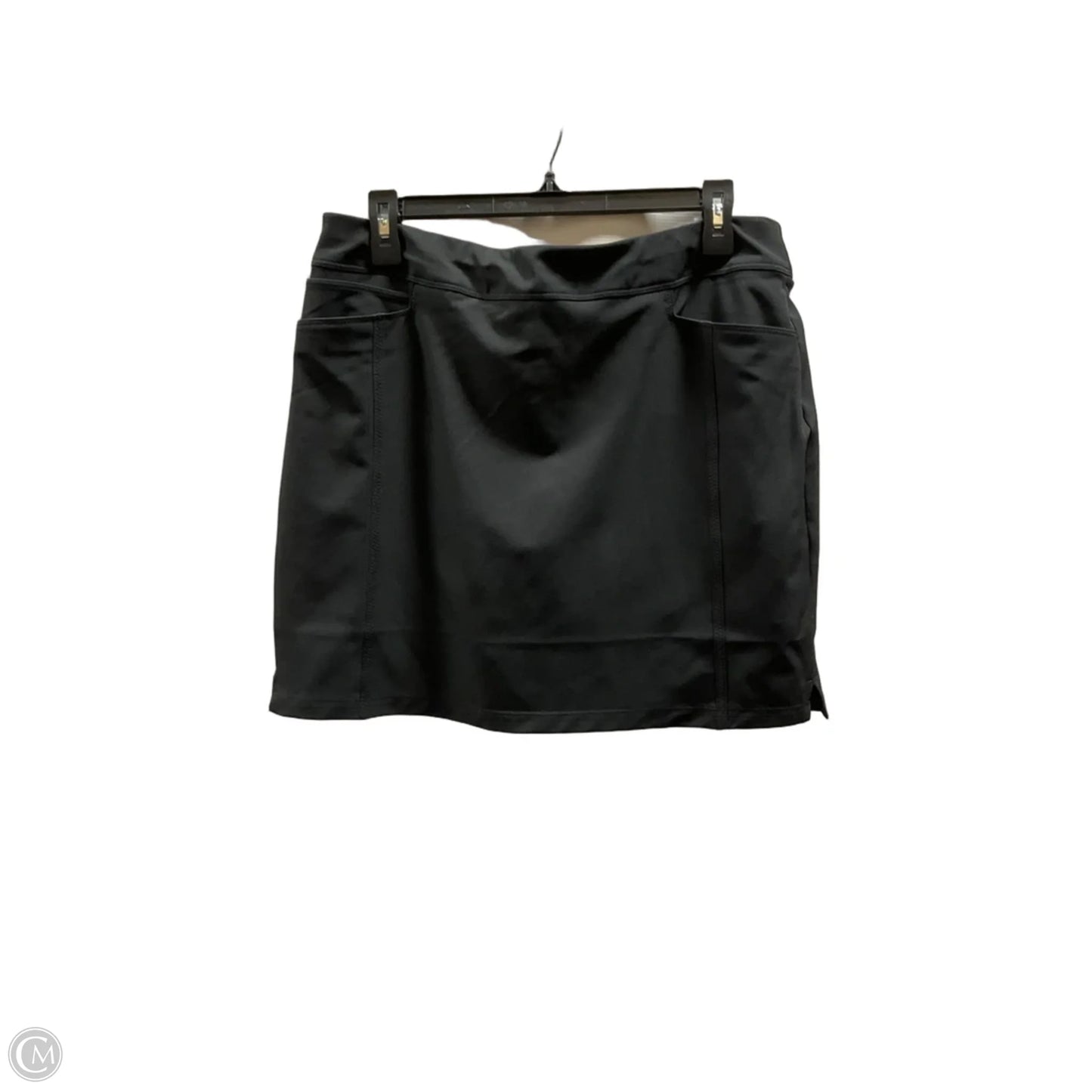 Athletic Skort By Adidas In Black, Size: M