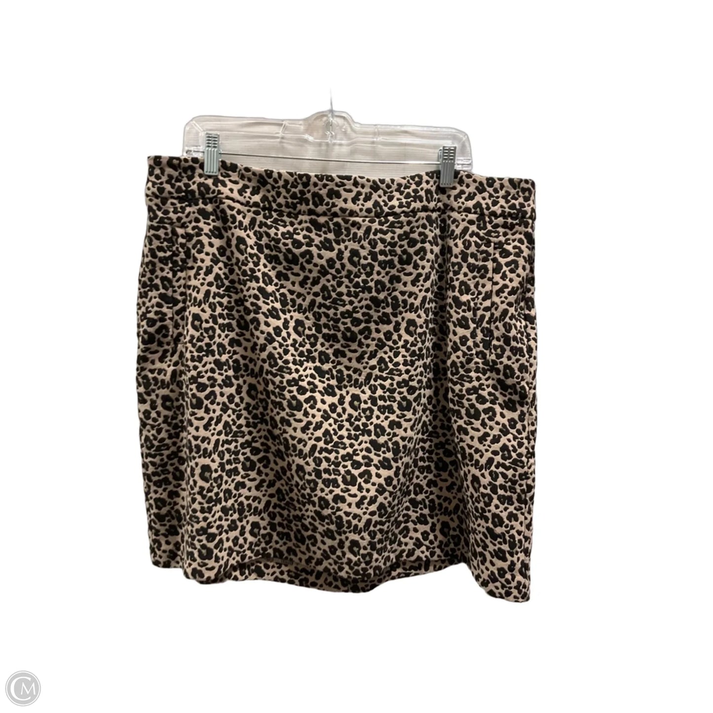 Skirt Mini & Short By Loft In Animal Print, Size: 18