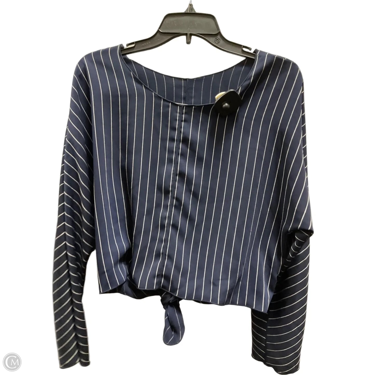 Top Long Sleeve Basic By Babaton In Striped Pattern, Size: M