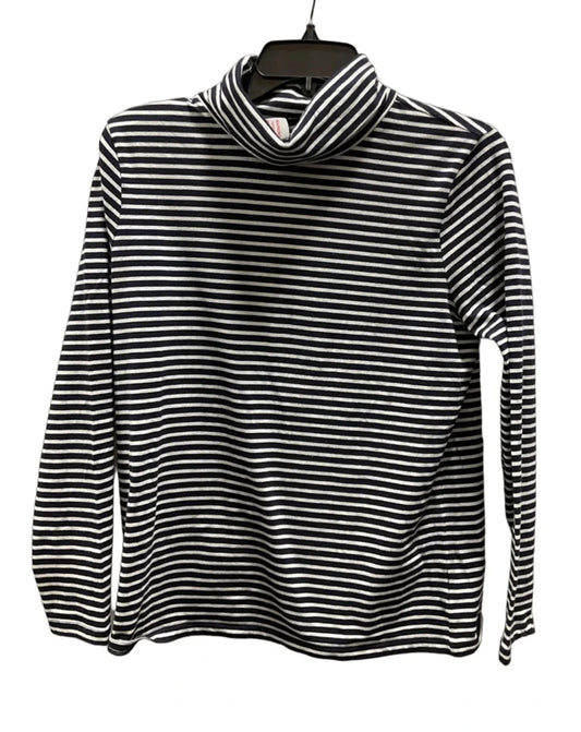 Top Long Sleeve Basic By Talbots In Striped Pattern, Size: Lp