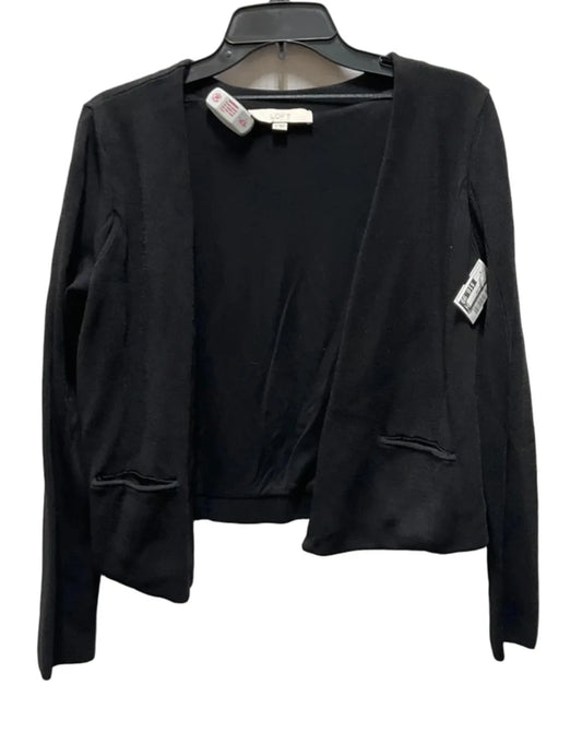 Sweater Cardigan By Loft In Black, Size: S