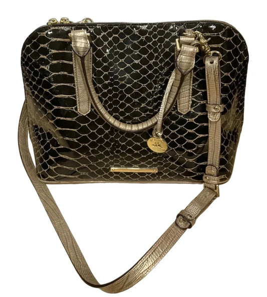 Handbag Designer By Brahmin, Size: Medium