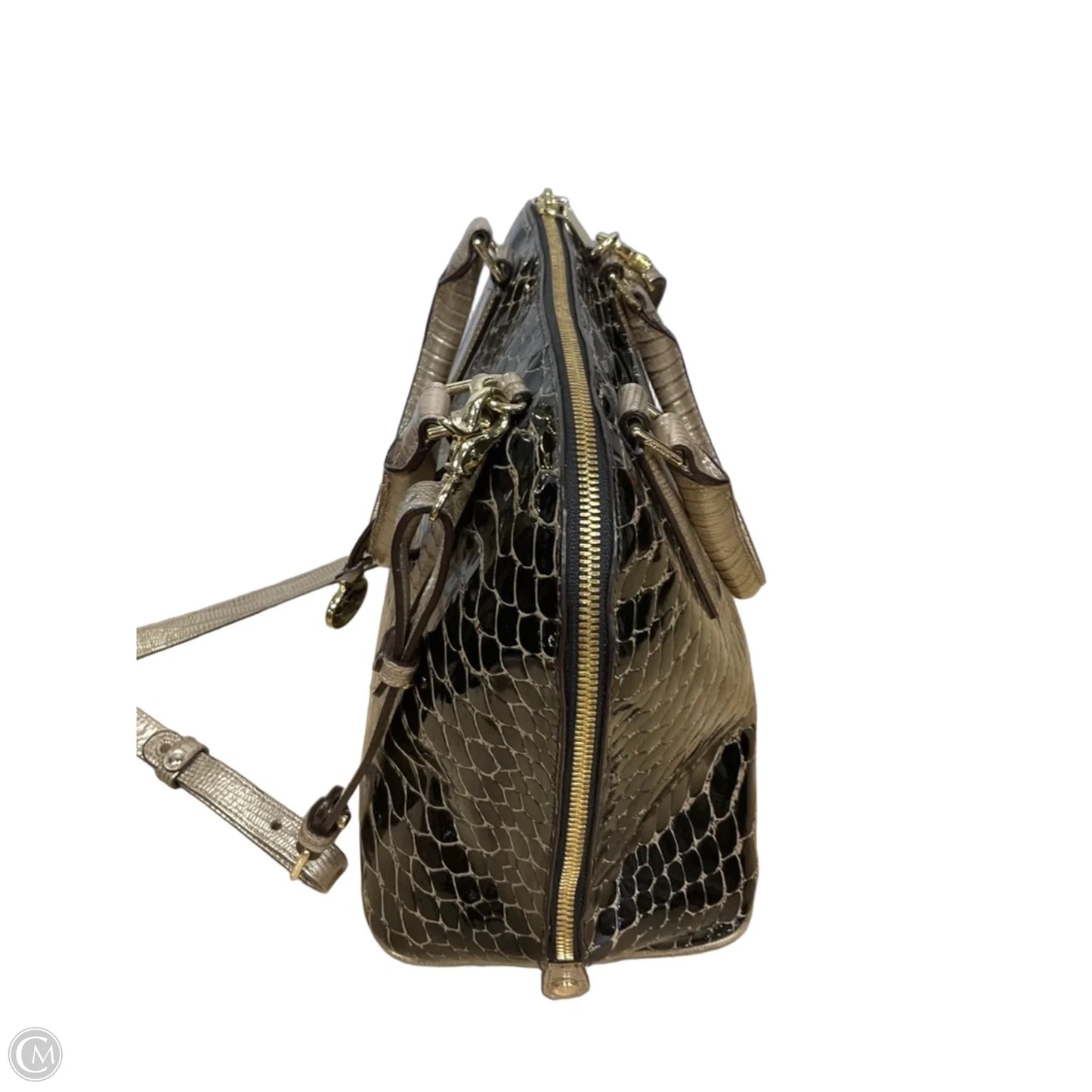 Handbag Designer By Brahmin, Size: Medium