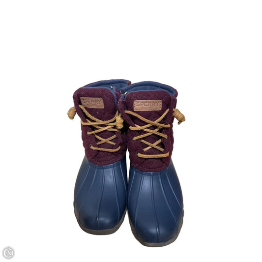 Boots Hiking By Sperry In Blue & Red, Size: 7