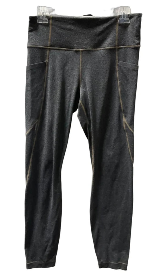 Athletic Leggings By Athleta In Grey, Size: M