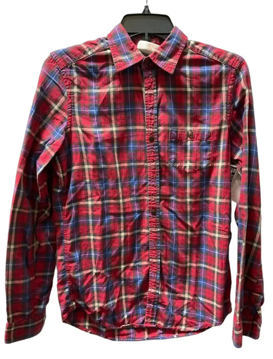 Blouse Long Sleeve By Gap In Red, Size: Xs