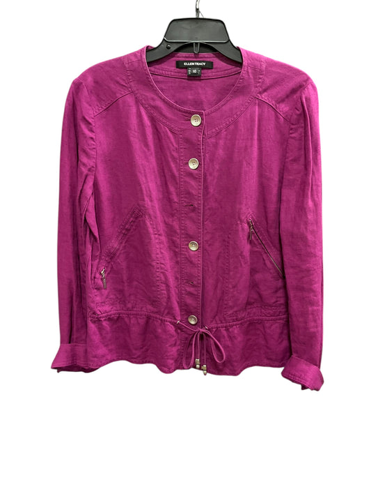 Jacket Other By Ellen Tracy In Raspberry, Size: 10