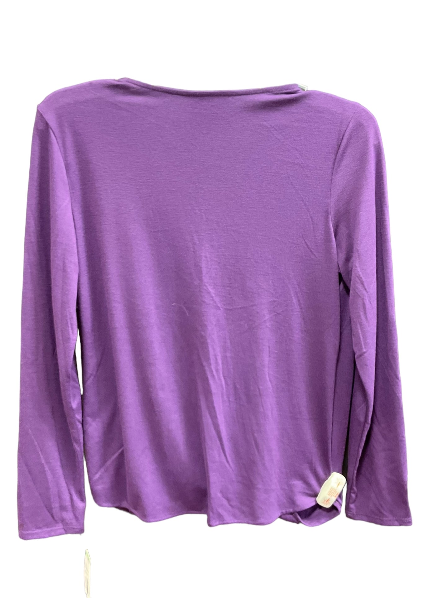 Purple Top Long Sleeve Basic Metaphor, Size S