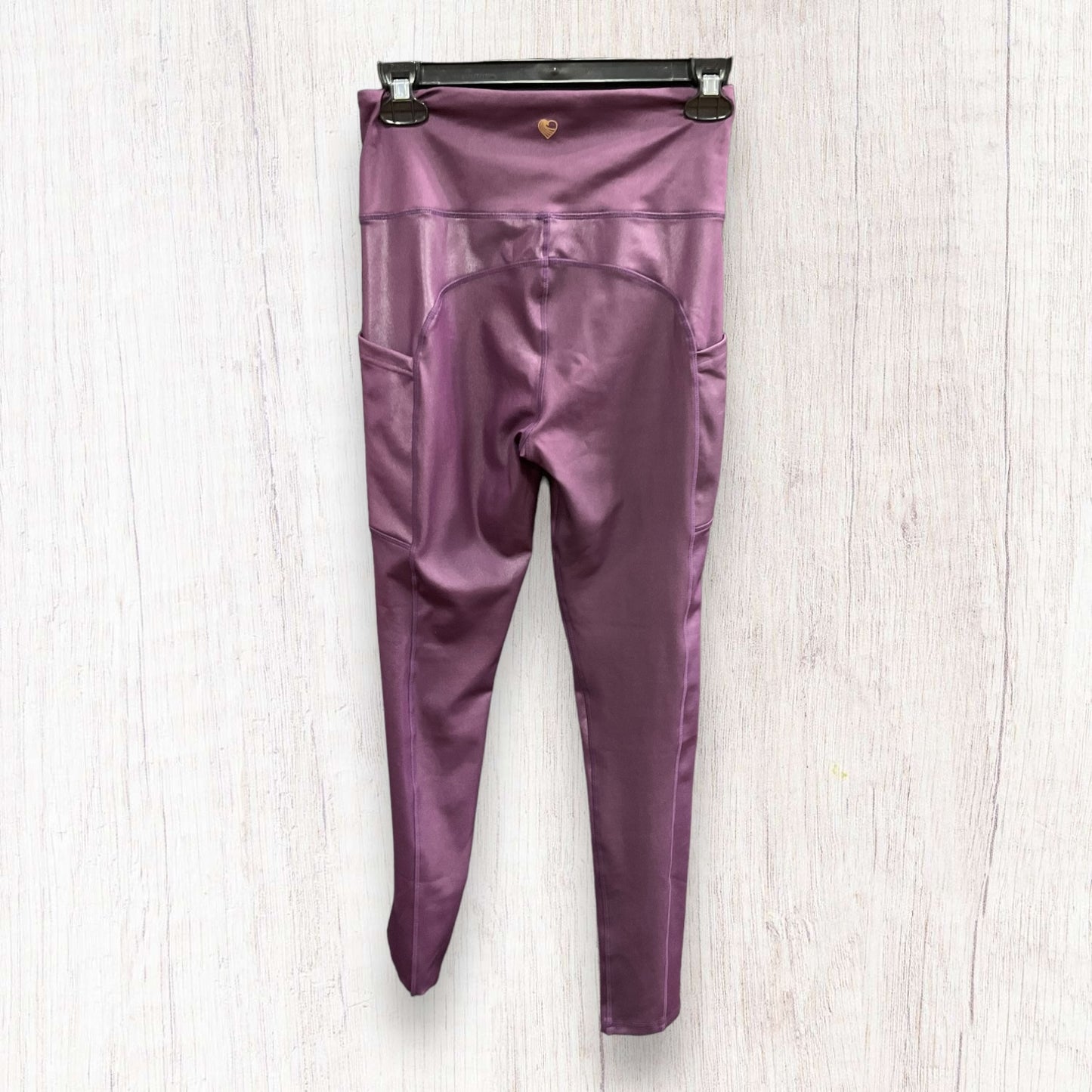 Purple Athletic Leggings Clothes Mentor, Size S