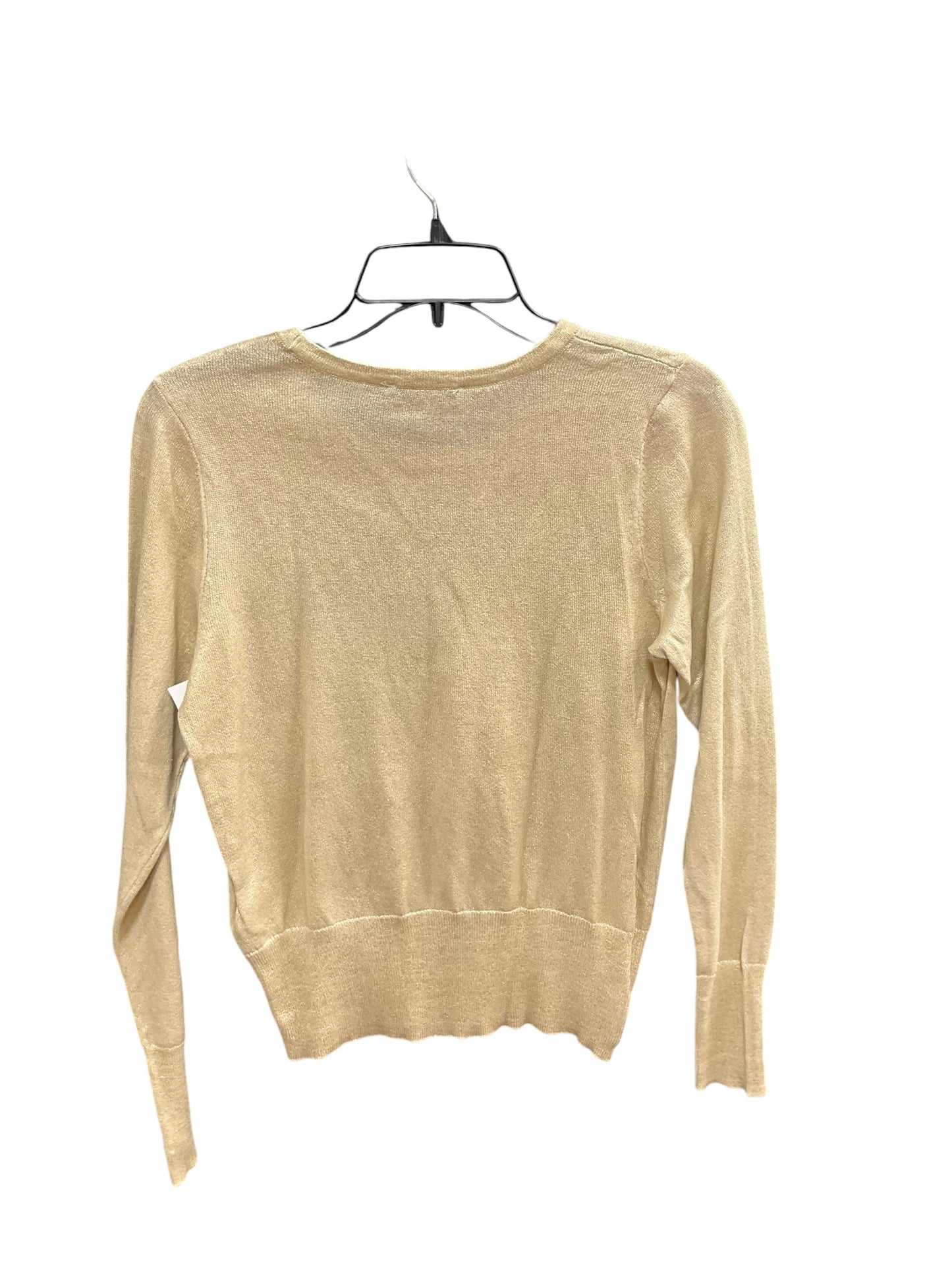 Sweater By Clothes Mentor In Gold, Size: Xs