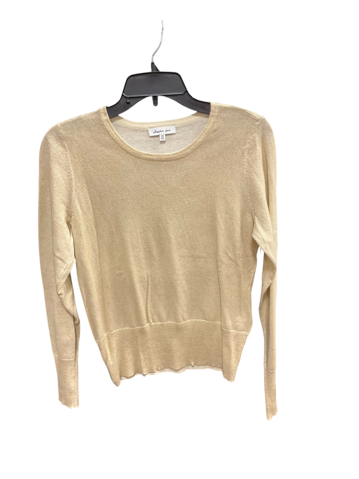 Sweater By Clothes Mentor In Gold, Size: Xs