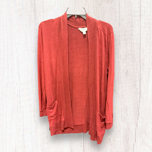 Sweater Cardigan By Market & Spruce In Red, Size: M