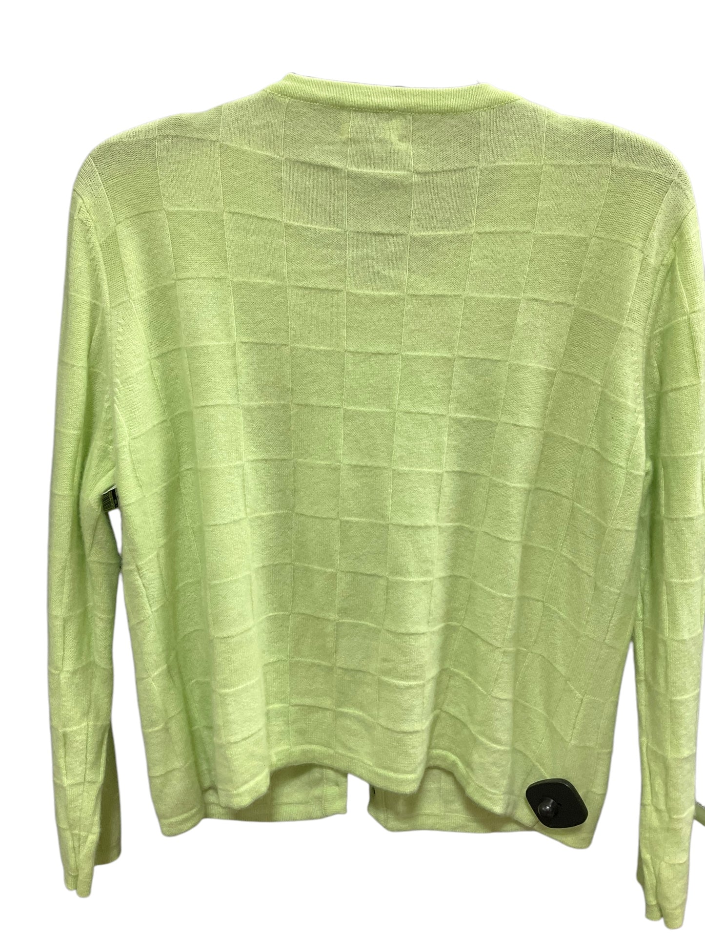 Sweater Cardigan Cashmere By Cma In Green, Size: M