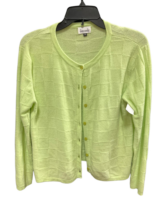 Sweater Cardigan Cashmere By Cma In Green, Size: M