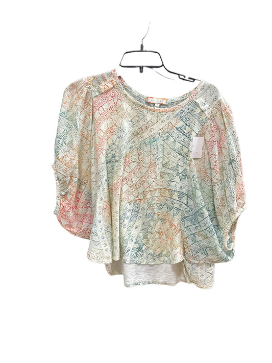 Multi-colored Top Short Sleeve Eri + Ali, Size M