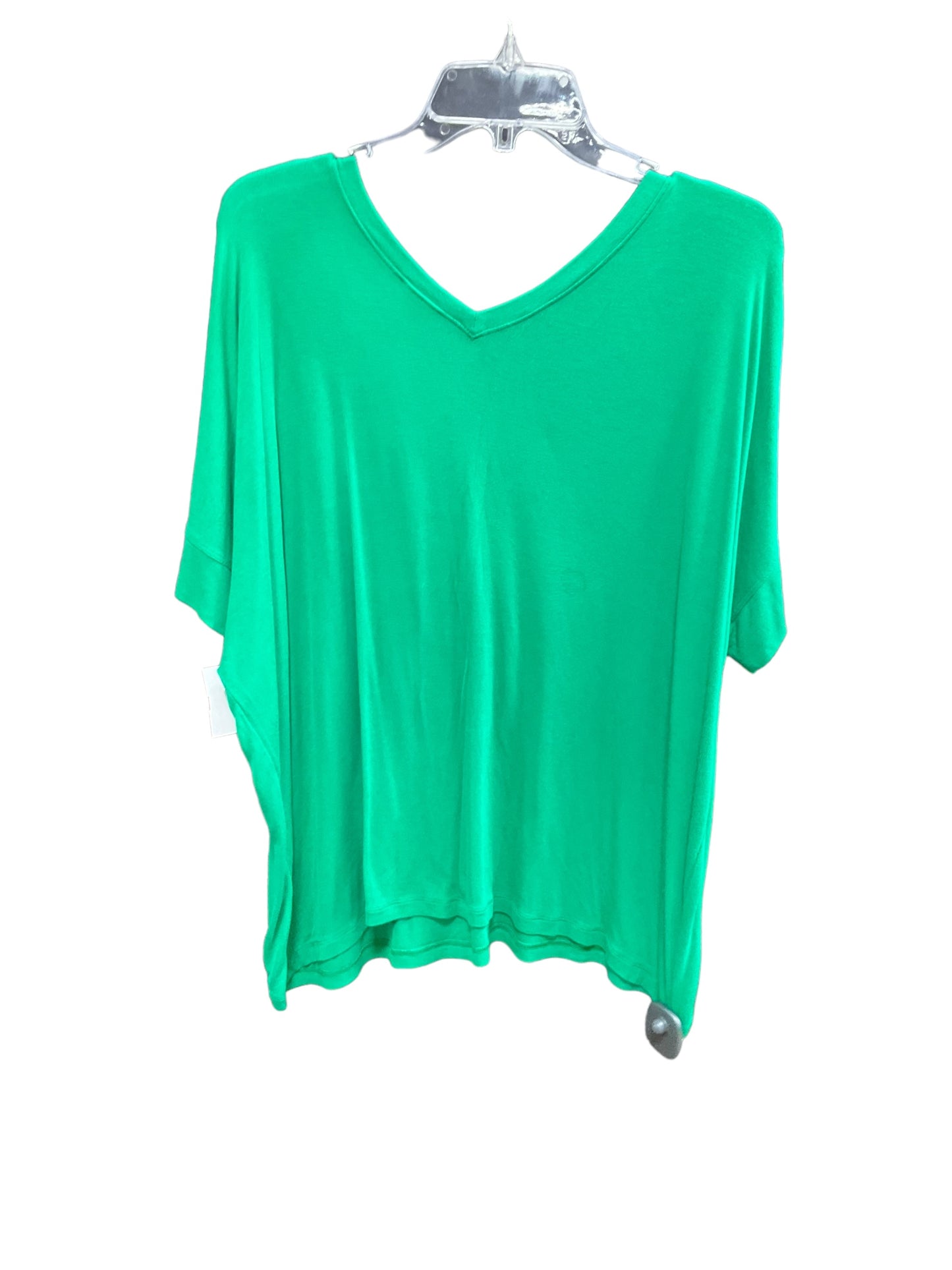 Green Top Short Sleeve Basic Cabi, Size M