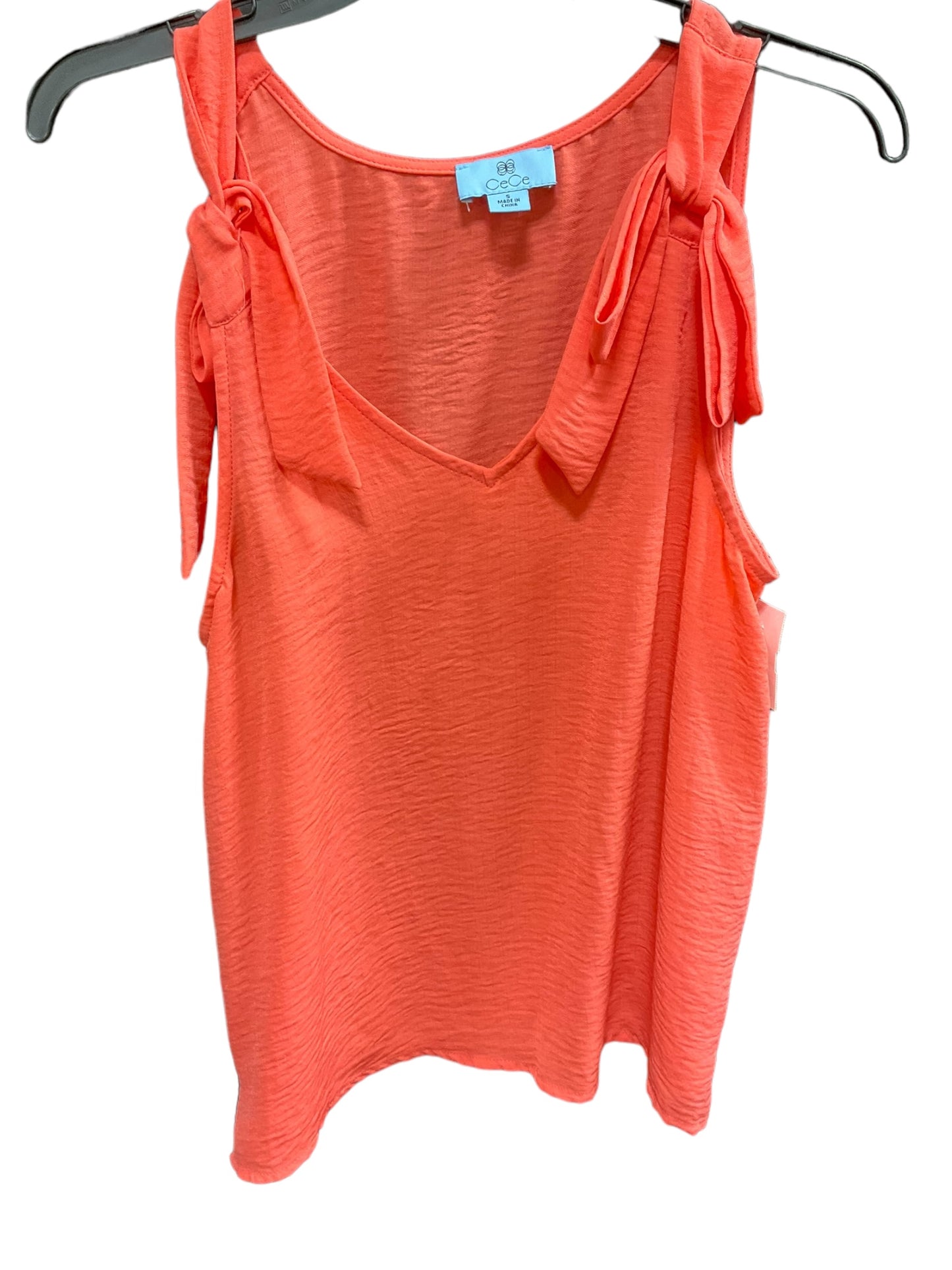 Orange Top Sleeveless Cece, Size S