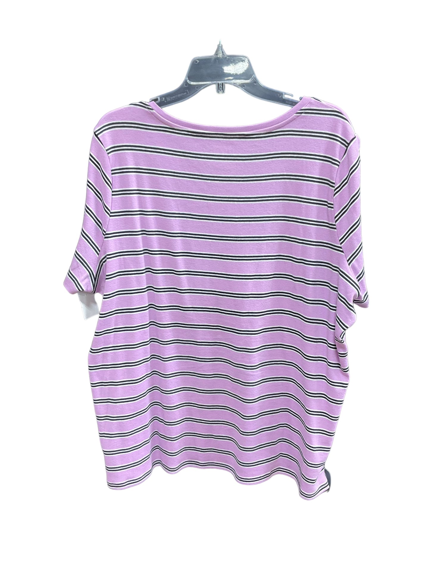 Purple Top Short Sleeve Talbots, Size 2x