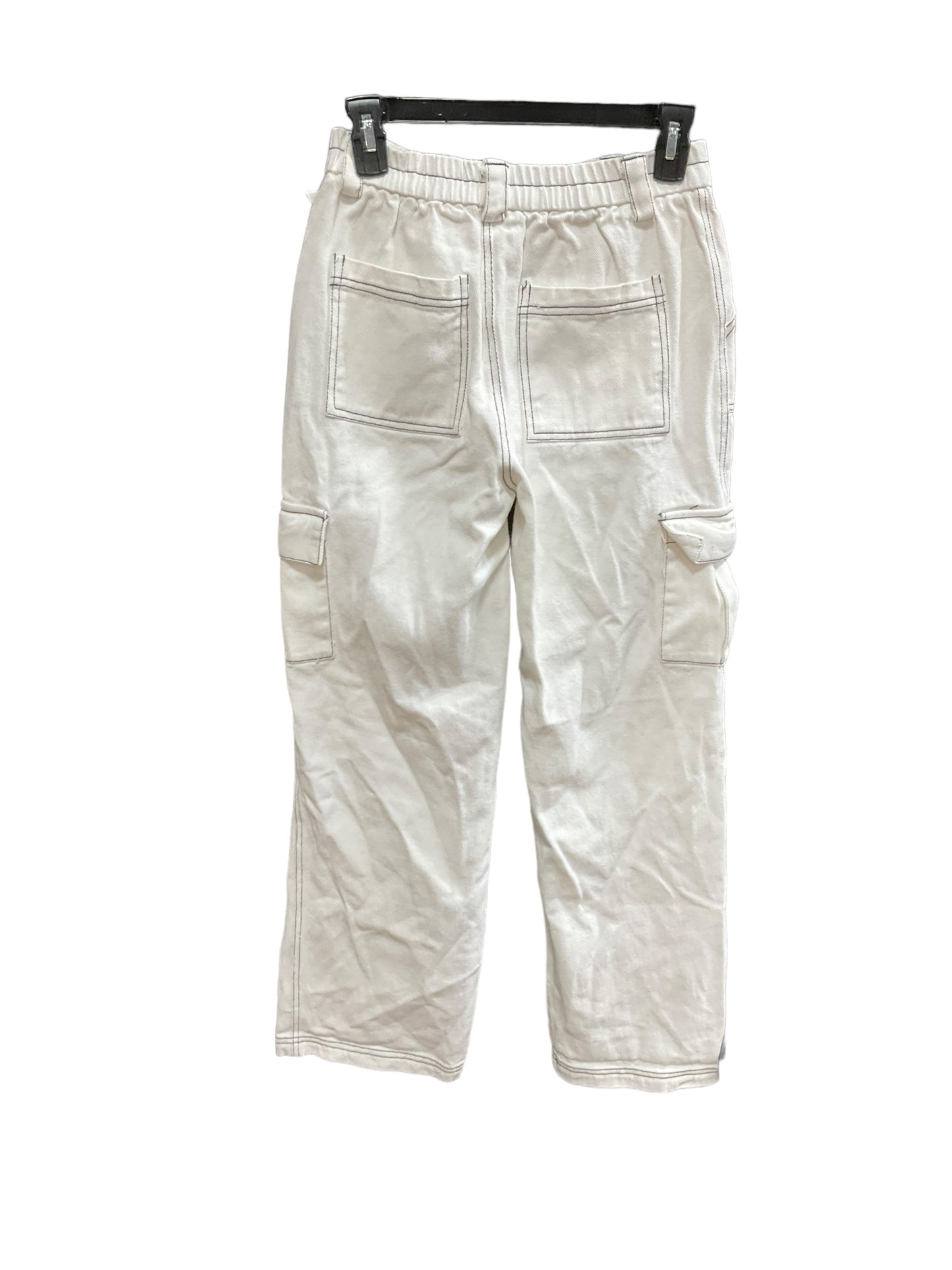 White Pants Cargo & Utility Gianni Bini, Size Xs