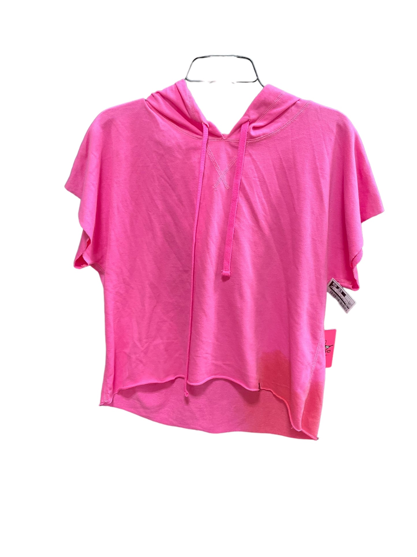 Pink Athletic Top Short Sleeve Cme, Size L