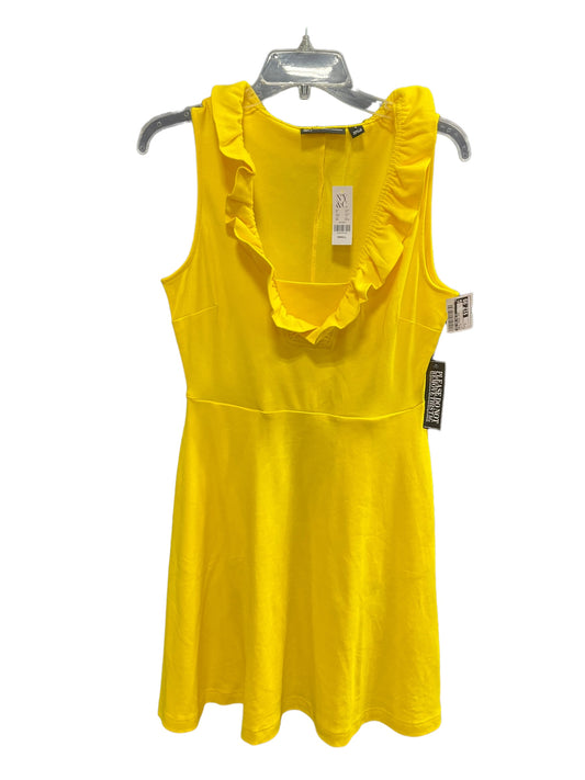 Yellow Dress Casual Short New York And Co, Size S