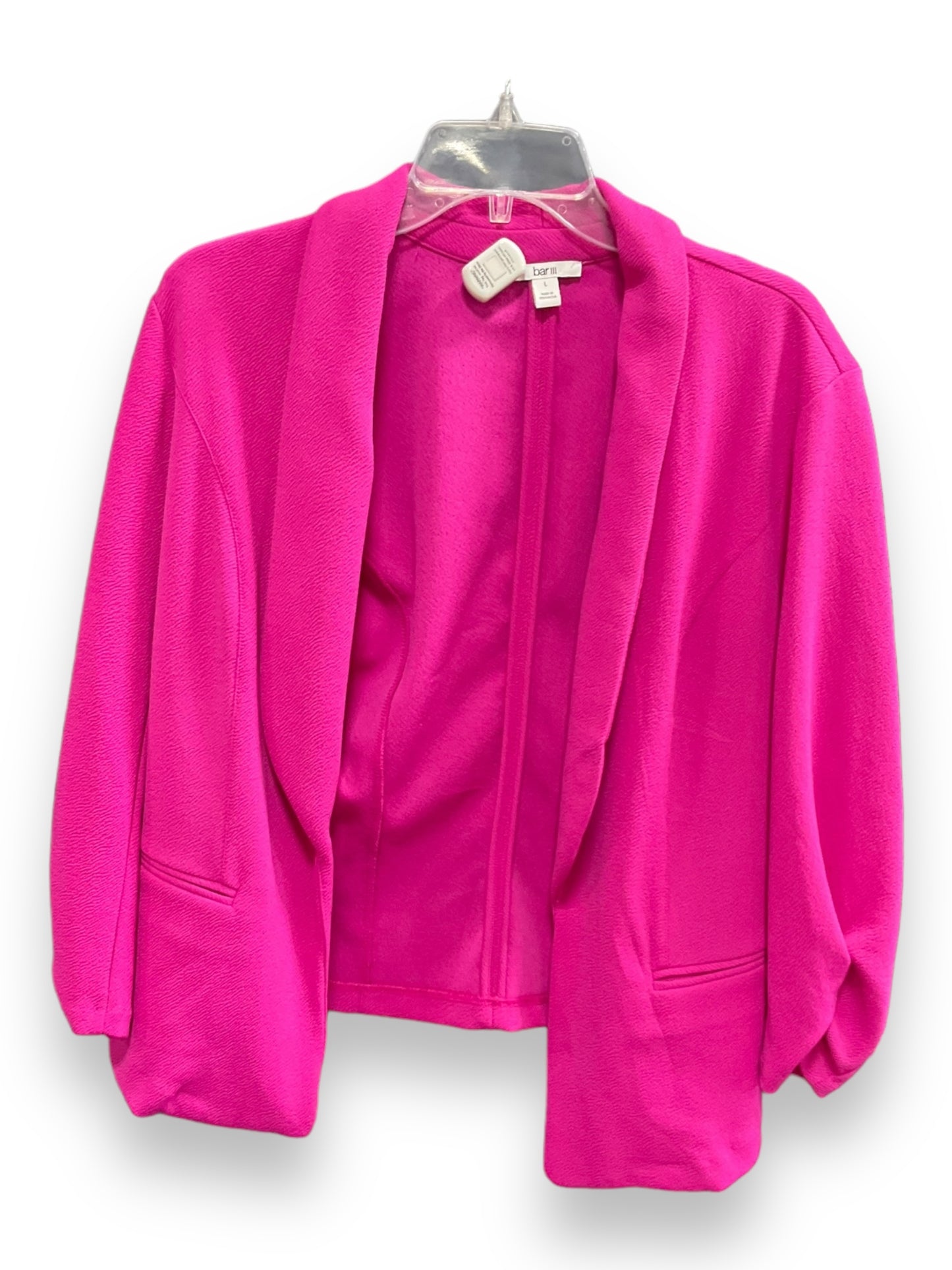 Pink Blazer Bar Iii, Size L