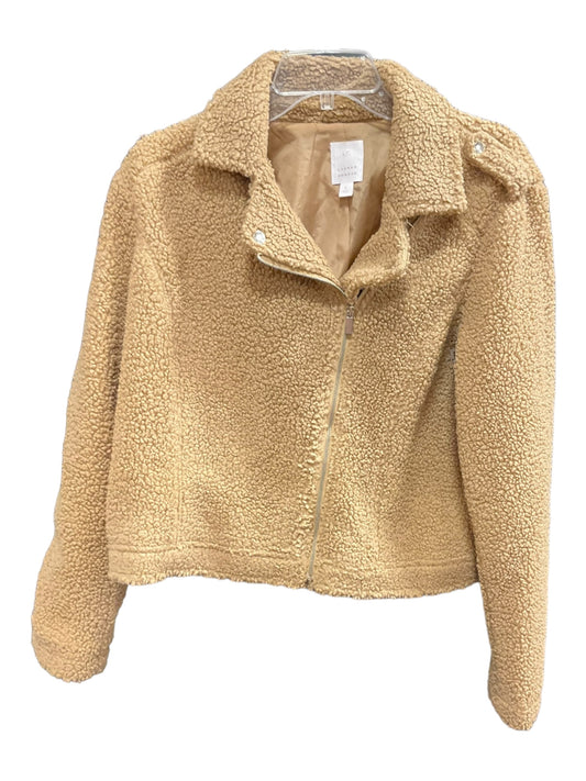 Brown Jacket Fleece Lc Lauren Conrad, Size L