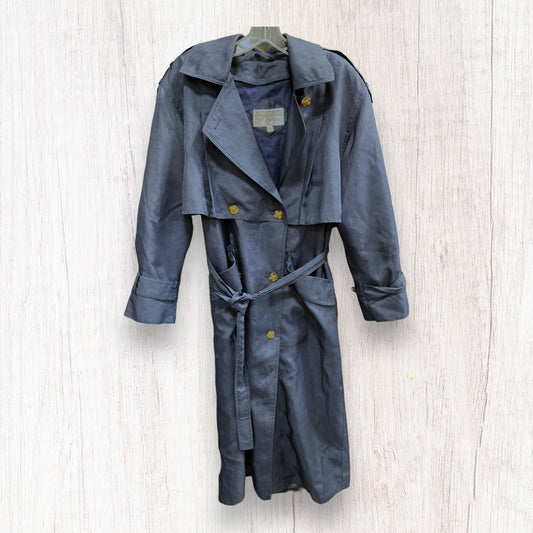Blue Coat Trench Coat Clothes Mentor, Size 8