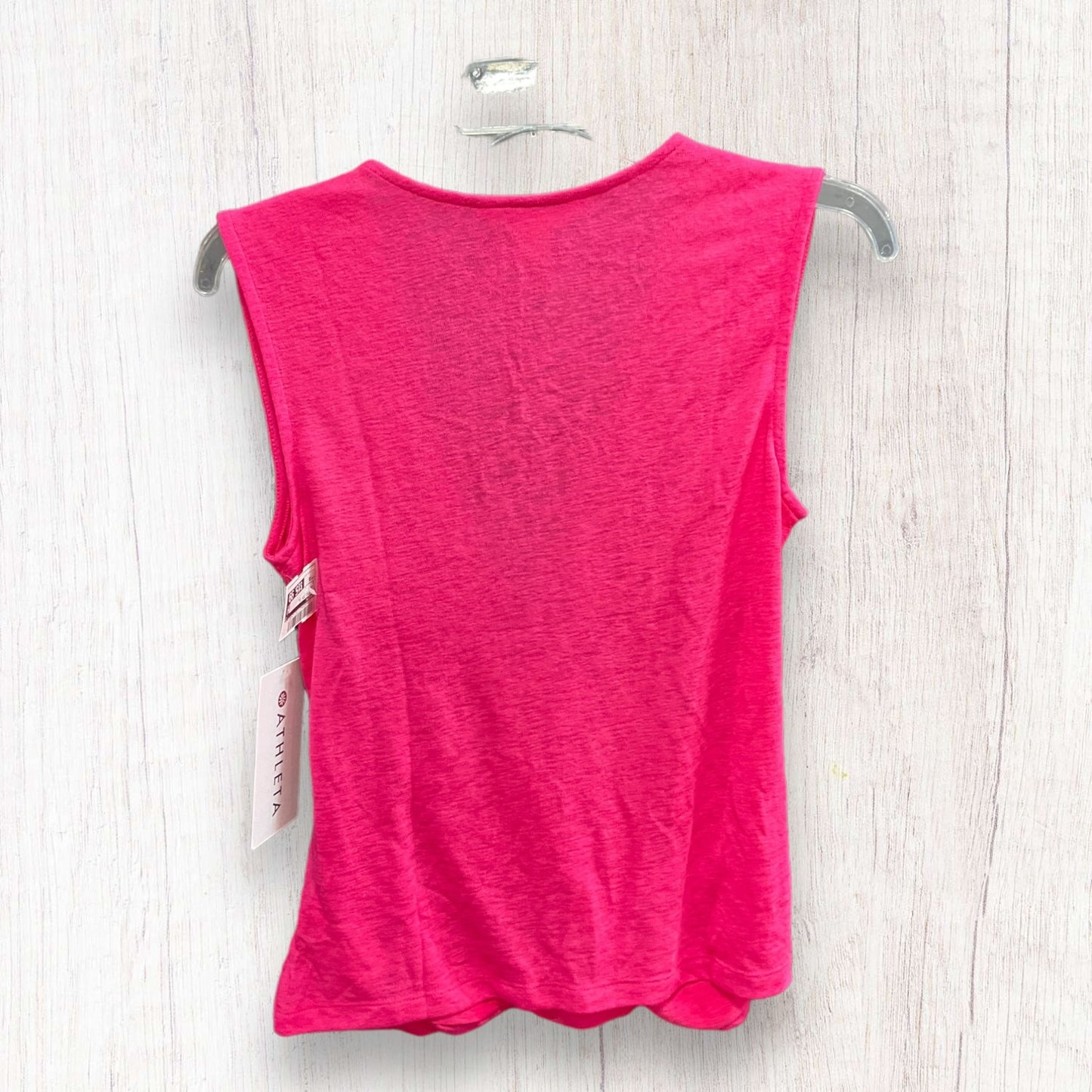 Pink Athletic Top Short Sleeve Athleta, Size Xs