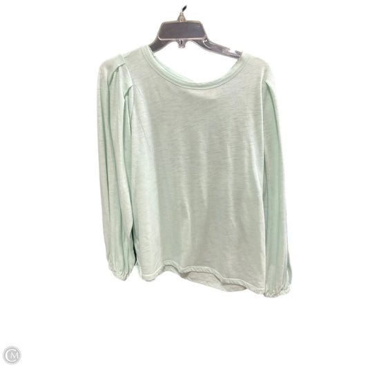 Top Long Sleeve By Loft In Green, Size: L