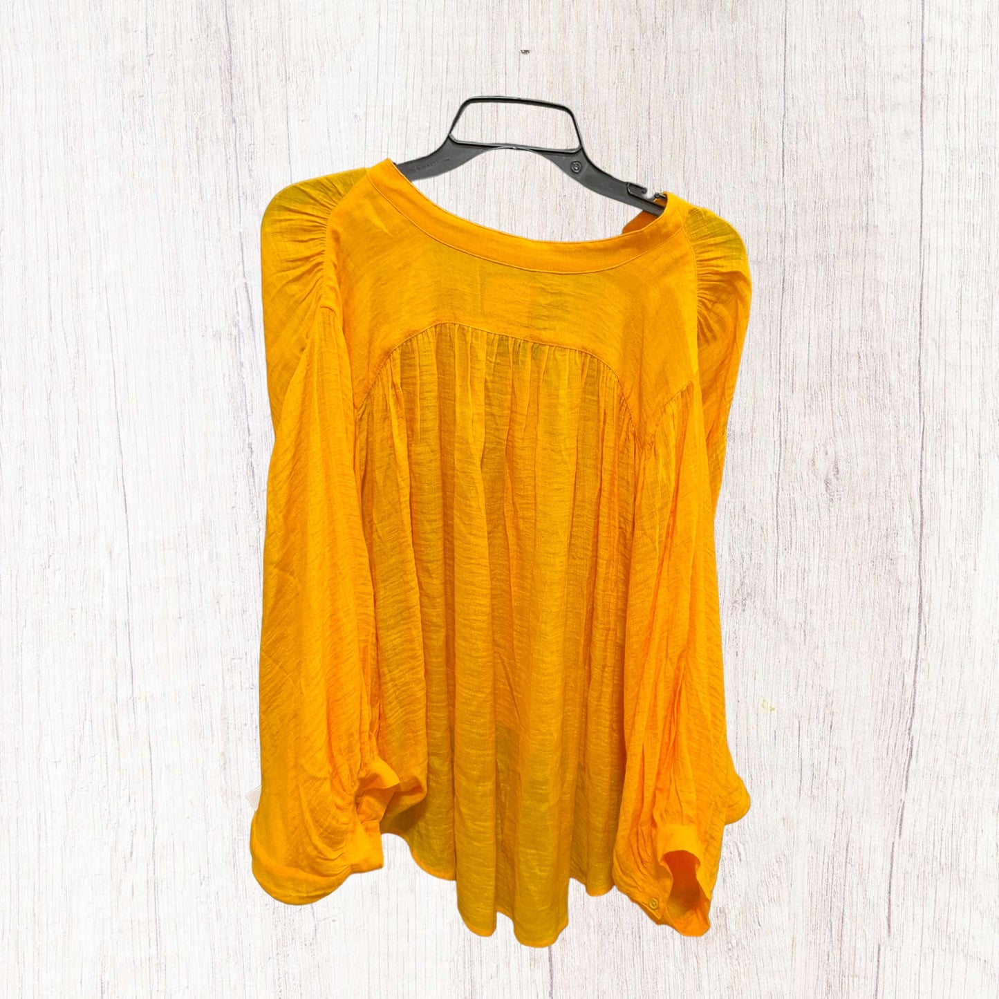 Top Long Sleeve By Maeve In Orange, Size: M