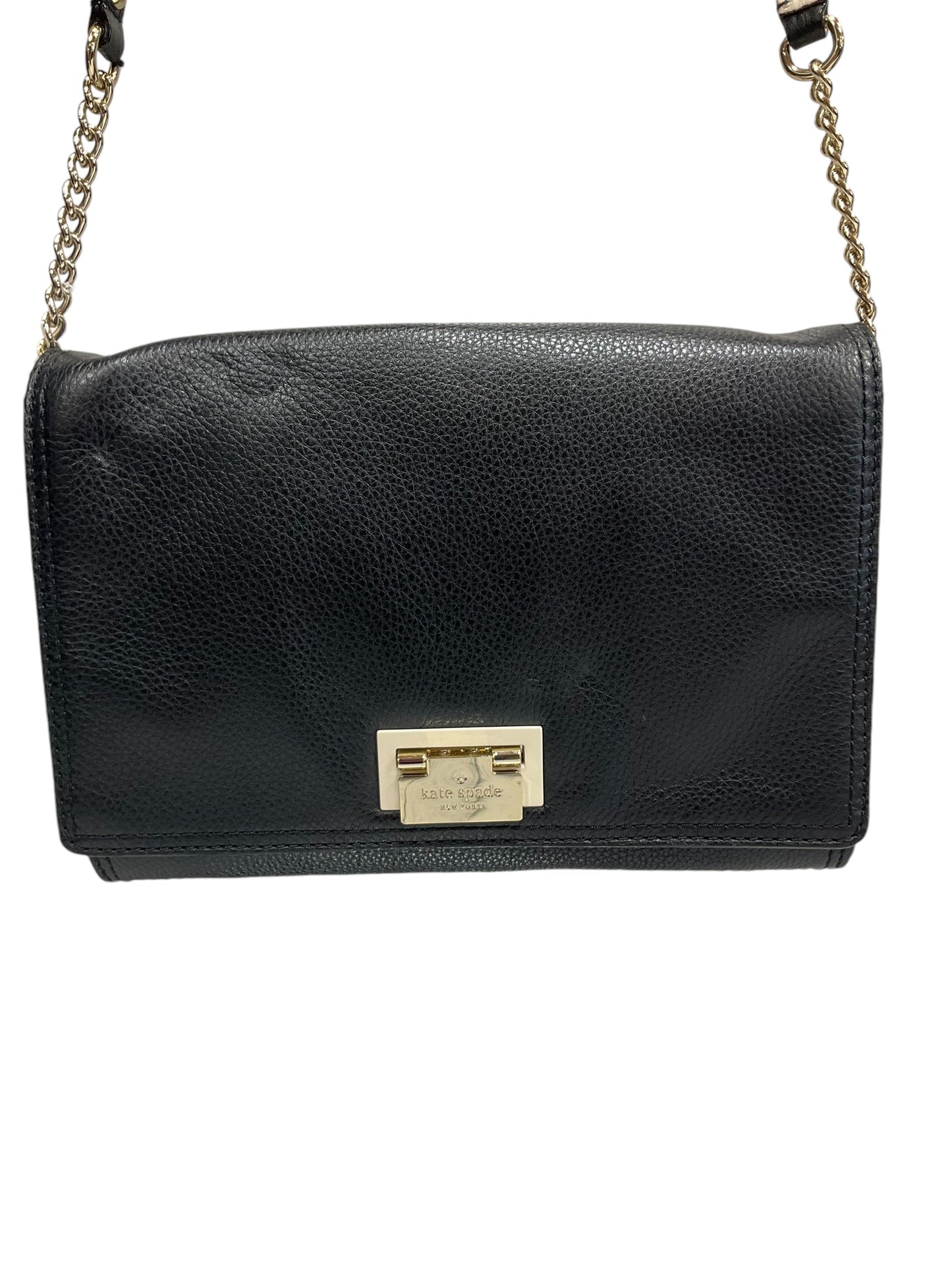 Crossbody Leather By Kate Spade, Size: Large