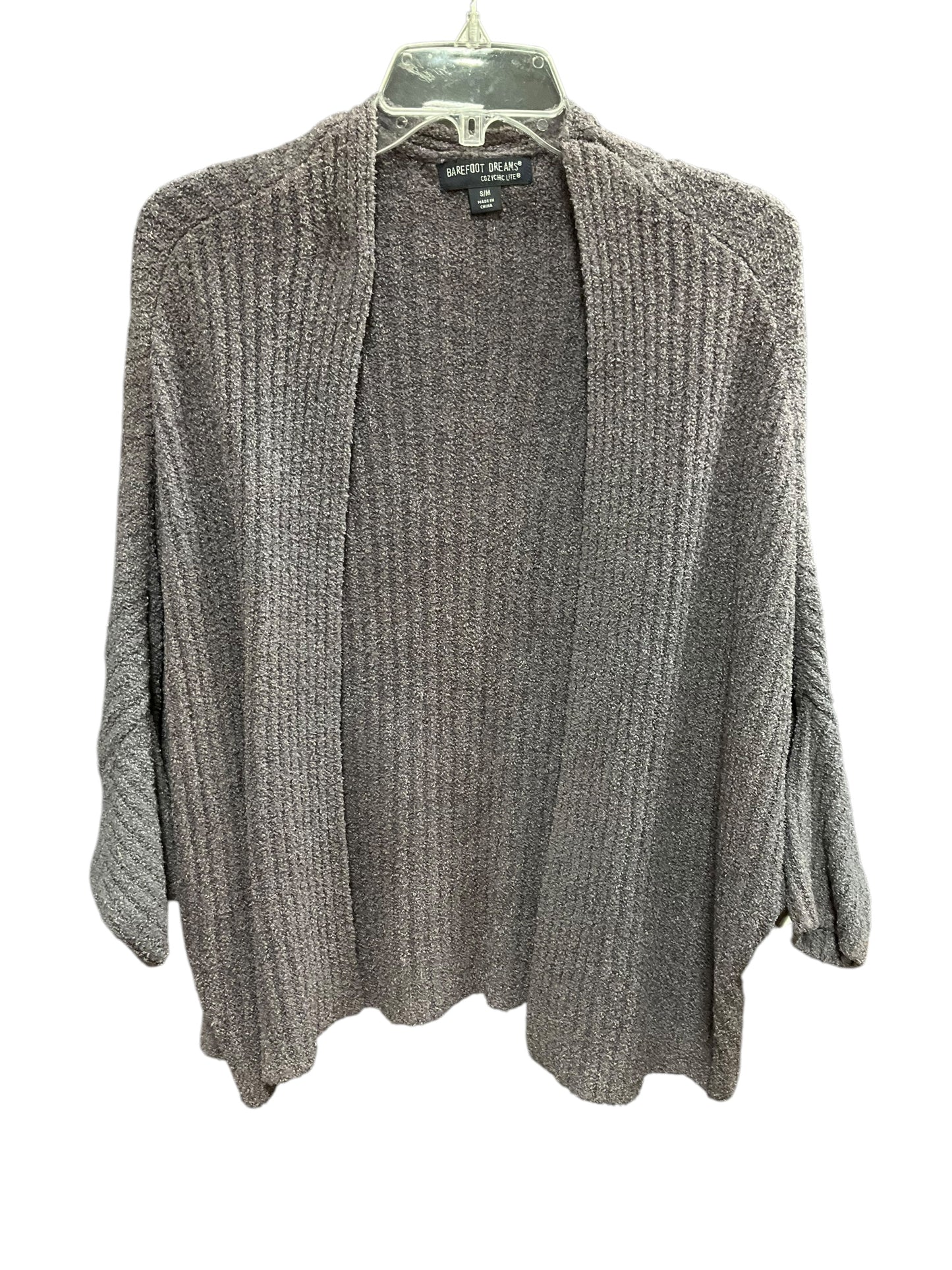 Sweater Cardigan By Barefoot Dreams In Grey, Size: S