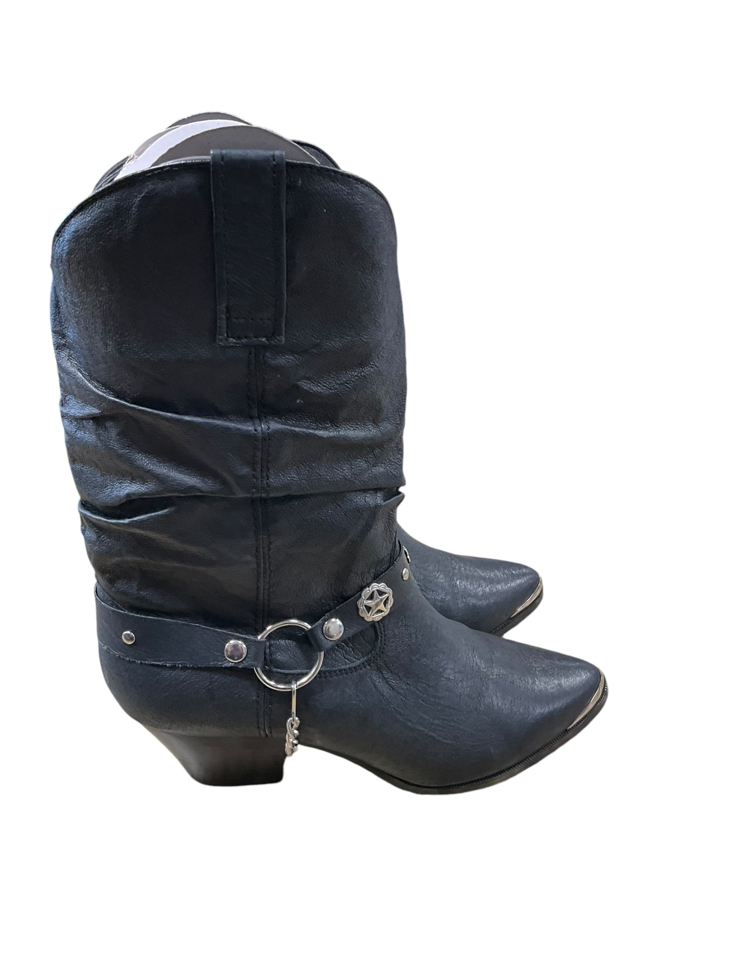 Boots Western By Dingo In Black, Size: 8.5