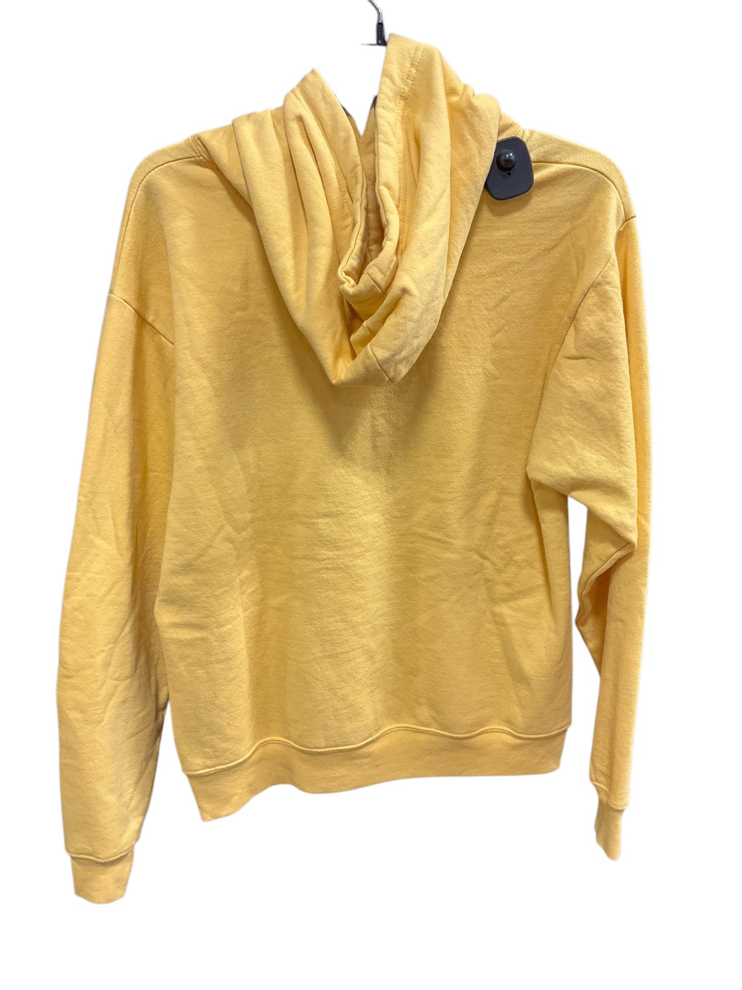 Sweatshirt Hoodie By Clothes Mentor In Yellow, Size: S