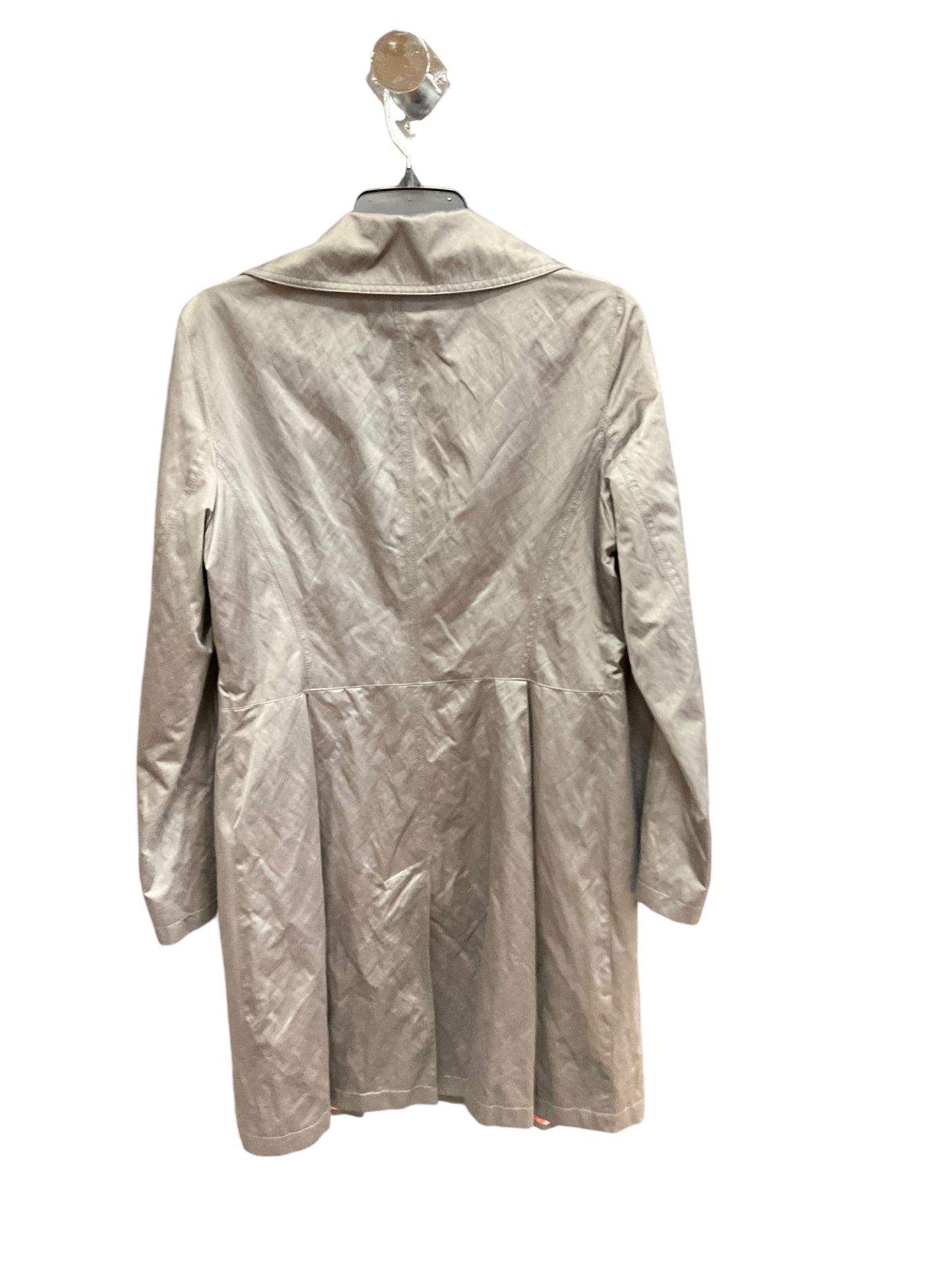 Coat Raincoat By Dkny In Grey, Size: M